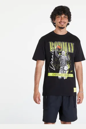 Mitchell & Ness Tričko NBA Hw Neon Pop Player SS Tee Vintage Logo Bulls Dennis Rodman M