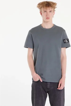 Calvin Klein Tričko Jeans Waffle Cotton Badge T-Shirt S