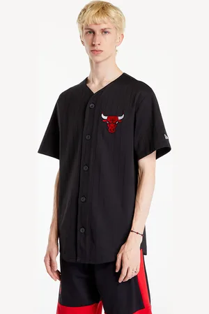 New Era Dres NBA Team Logo Jersey Chicago Bulls Black/ Front Door Red M