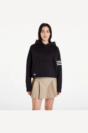 adidas Mikina adidas Neuclassics Hoodie Black/ Cloud White XL
