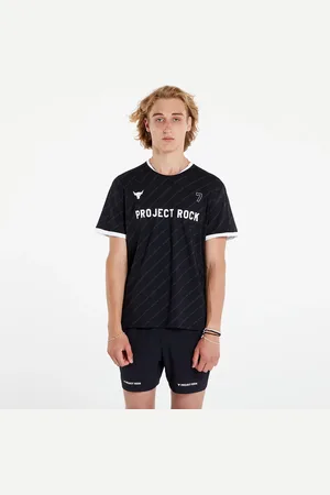 Under Armour Dres Project Rock Rugby Shirt Black/ White S