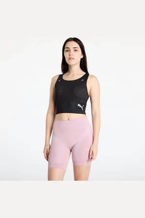 PUMA Top Run Ultraspun Crop Top W L