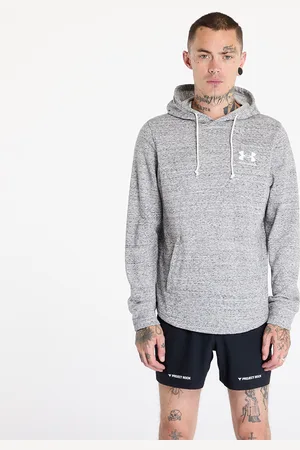 Under Armour Mikina Rival Terry LC HD-WHT Onyx White/ Onyx White M