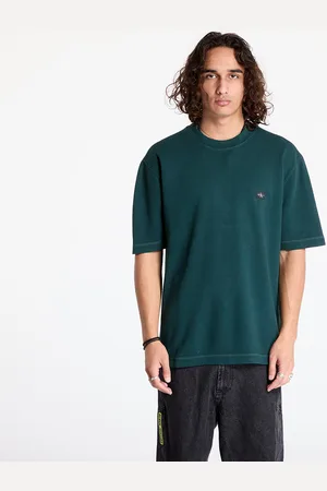 Calvin Klein Tričko Jeans Waffle Woven Label Tee M