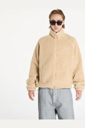 Karl Kani Bunda Metal Signature Teddy Jacket Sand/ Light Sand S