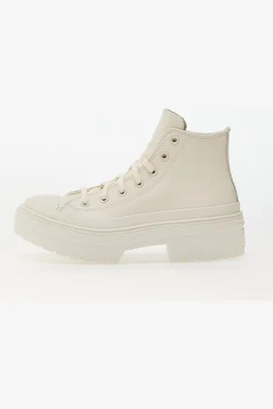 Converse Tenisky Chuck Taylor All Star Lugged Heel Leather Platform Egret/ Egret/ Egret EUR 37