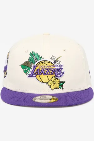 New Era Kšiltovka Los Angeles Lakers 9FIFTY NBA Floral Snapback Cap Ivory/ True Purple S-M