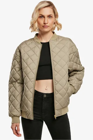Urban classics Bomber Ladies Oversized Diamond Quilted Bomber Jacket M