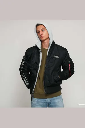 Alpha Industries Bunda Alpha Industries MA-1 D-Tec SE Black / Grey M