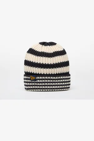 New Era Čepice Knit Medium Stripe Beanie Navy/ Light Cream Universal