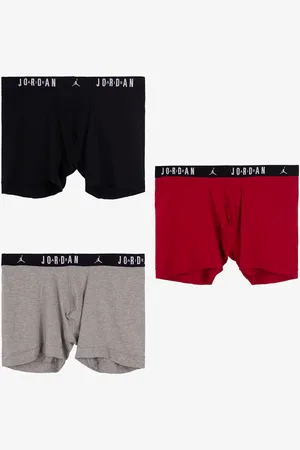 Jordan Boxerky Flight Cotton Core 3-Pack Boxer Brief Gym Red/ Black XXL