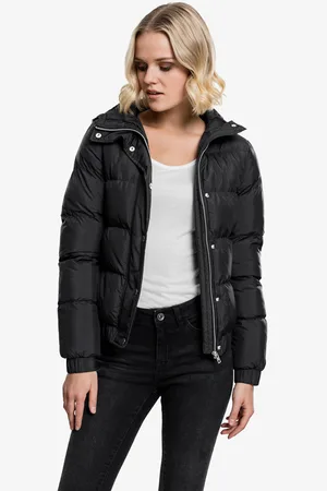 Urban classics Bunda Ladies Hooded Puffer Jacket L