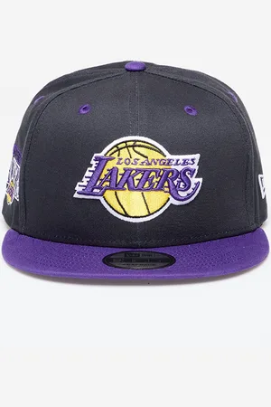 New Era Kšiltovka Los Angeles Lakers Team Color 9FIFTY Snapback Cap Black/ True Purple M-L