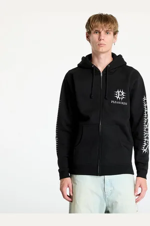 Pleasures Mikina Spike Zip Hoodie S
