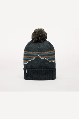 Patagonia Čepice Powder Town Beanie Fitz Roy Stripe Knit/ Smolder Blue Universal