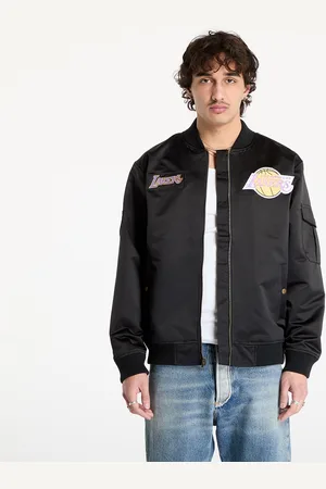 Mitchell & Ness Bunda NBA Team Leader Satin Vintage Logo Lakers Bomber XL