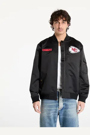 Mitchell & Ness Bunda NFL Team Leader Satin Vintage Logo Chiefs Bomber XXL