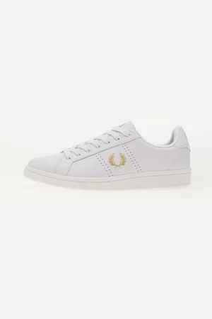 Fred Perry Tenisky B721 Leather White/ Gold EUR 43