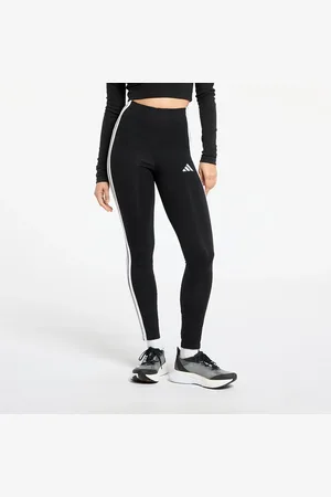 adidas Legíny adidas Essentials 3-Stripes Cotton Leggings Black/ White XS