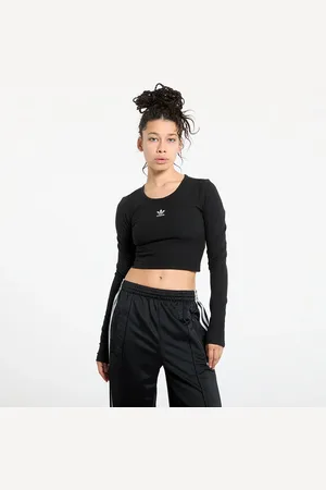 adidas Tričko adidas Essentials Rib Cro-Packed Longsleeve Tee XL