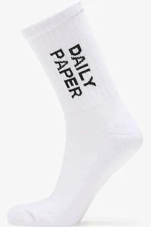 Daily paper Ponožky Logotype Socks White/ Black Universal