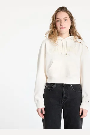 Tommy Hilfiger Mikina Tommy Jeans Boxy Crop Varsity Hoodie XS