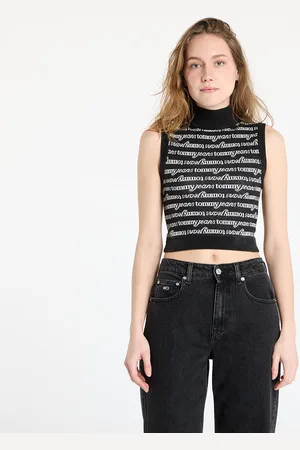 Tommy Hilfiger Vesta Tommy Jeans Crop Script Vest L