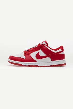 Nike Tenisky W Dunk Low White/ University Red-White EUR 36