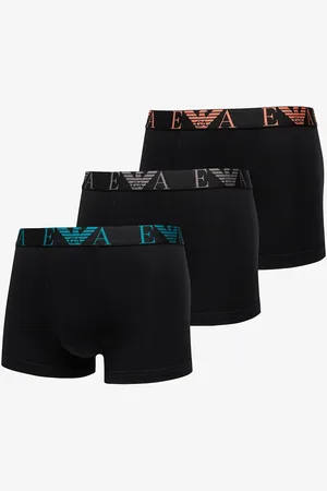EA7 Boxerky 3-Pack Trunk Black/ Black/ Black M