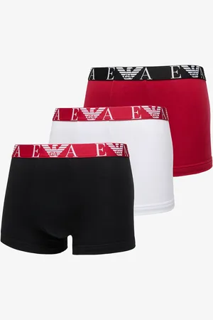 EA7 Boxerky 3-Pack Trunk White/ Scooter/ Black M