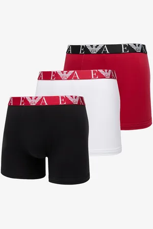 EA7 Boxerky 3-Pack Boxer White/ Scooter/ Black M