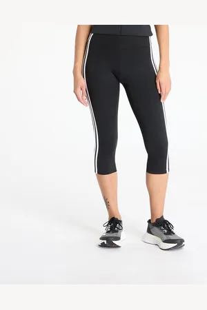 adidas Legíny adidas Adicolor 3 Stripe Carpi Leggings Black/ Black S