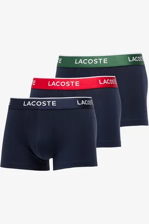 Lacoste Boxerky Trunk 3-Pack Navy Blue/ Green/ Red/ Navy L