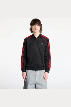 adidas Mikina adidas Sst Adicolor Classics Tracktop Black/ Better Scarlet S