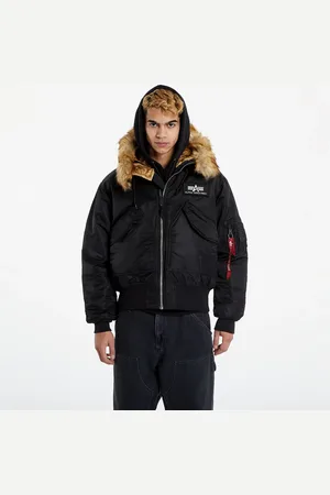 Alpha Industries Bomber Alpha Industries 45P Hooded Custom Black/ Reflective XXL