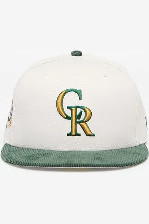 New Era Kšiltovka Colorado Rockies MLB Contrast Cord 59FIFTY Cap Stone/ Dark Green 7 1/2