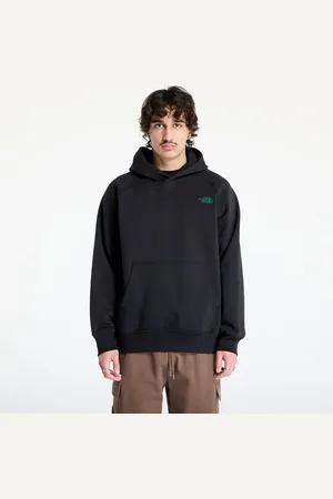 The North Face Mikina Raglan Box Nse Tailgrid Infill Hoodie TNF Black/ Deep Nori Tra XL