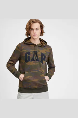 GAP Mikina V-Printed Heritage Logo Po S
