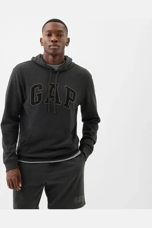 GAP Mikina French Terry Pullover Logo Hoodie XS
