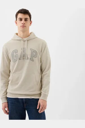 GAP Mikina French Terry Pullover Logo Hoodie XS