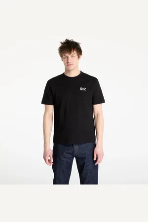 EA7 Tričko Train Logo Series M Tee Ss Black/ White S