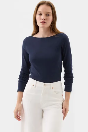 GAP Tričko Longsleeve Modal Bateau T-Shirt XXS
