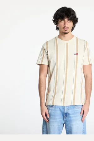 Tommy Hilfiger Tričko Tommy Jeans Regular Vertical Stripe Tee L