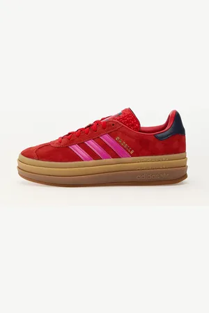 adidas Tenisky adidas Gazelle Bold W Red/ Semi Lucid Fuchsia/ Night Indigo EUR 35 1/2