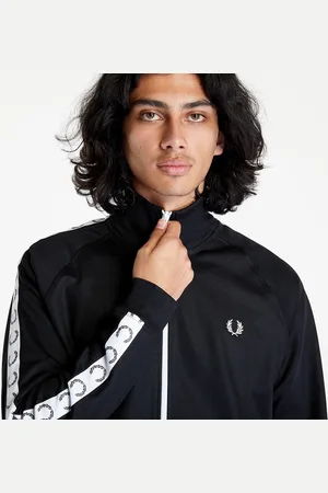 Fred Perry Mikina Taped Track Jacket L