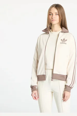 adidas Mikina adidas Adicolor Classic Track Top Wonder White/ Trace Brown XS
