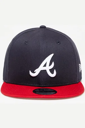 New Era Kšiltovka 9Fifty Snapback Cap - MLB Atlanta Braves Navy/ Red S/M