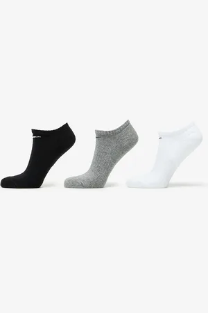 Nike Ponožky U NK Everyday Cush NS 3 Pack Black/ Melange Grey/ White S