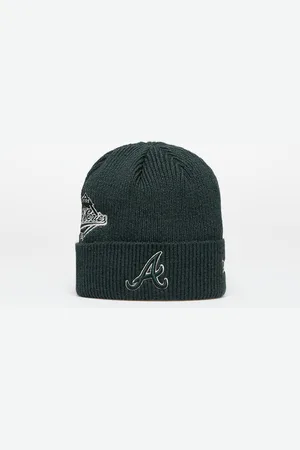 New Era Čepice Atlanta Braves Knit Medium MLB Ws Patch Beanie Universal