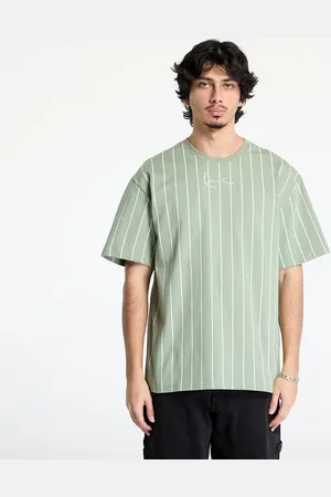 Karl Kani Tričko Small Signature Essential Pinstripe Tee S